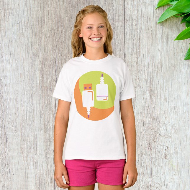 USB-Stecker-Symbol T-Shirt (Von Creator hochgeladen)
