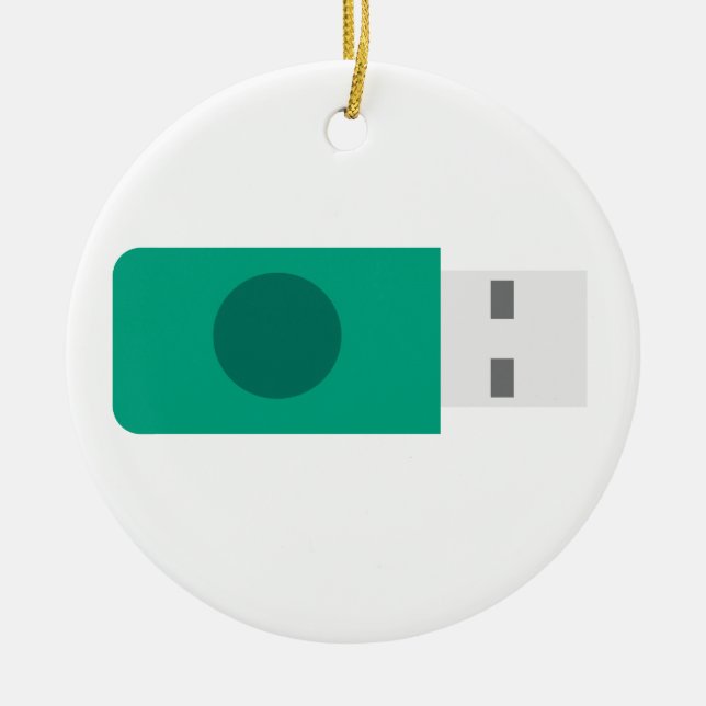 USB-Stick Keramik Ornament (Vorne)