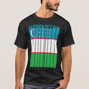 Usbekische Flagge Souvenir "Vintage usbekische Fla T-Shirt