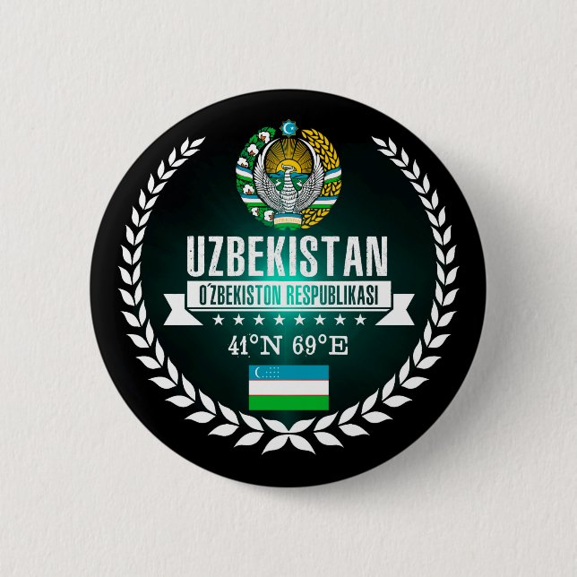 Usbekistan Button (Vorderseite)