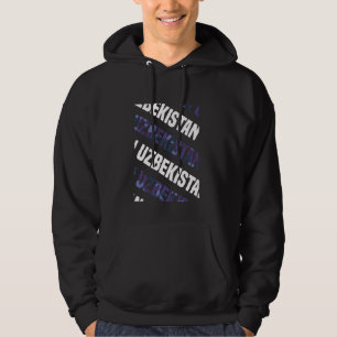 Usbekistan Camouflage Muster Lila Camouflage Hoodie