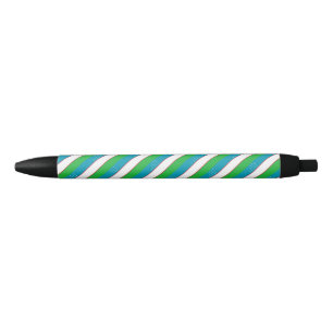 Usbekistan Flag Ballpoint Pen Kugelschreiber