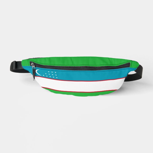 Usbekistan-Flagge Bauchtasche (Vorderseite)