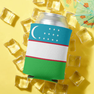 Usbekistan-Flagge Dosenkühler