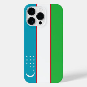 Usbekistan-Flagge iPhone 14 Pro Max Hülle