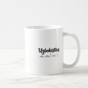 Usbekistan Skyline Reise Urlaub Outfits Kaffeetasse