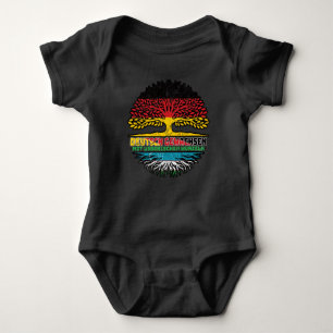 Usbekistan Usbekisch Deutsch Deutschland Baum Baby Strampler
