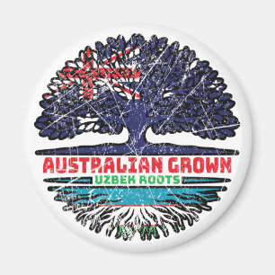 Usbekistan Usbekisch Uzbeg Usbeg Australien Austra Magnet
