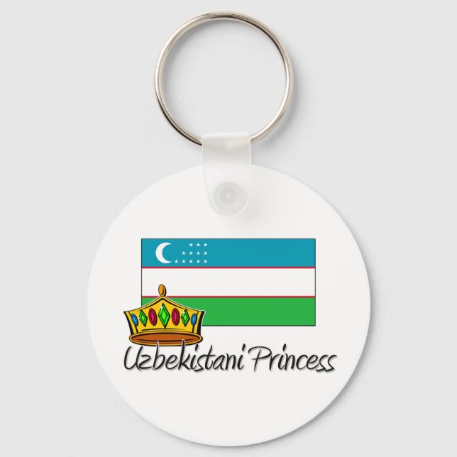 Usbekistanische Prinzessin Schlüsselanhänger (Vorderseite)