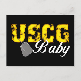 uscg99babyblk postkarte