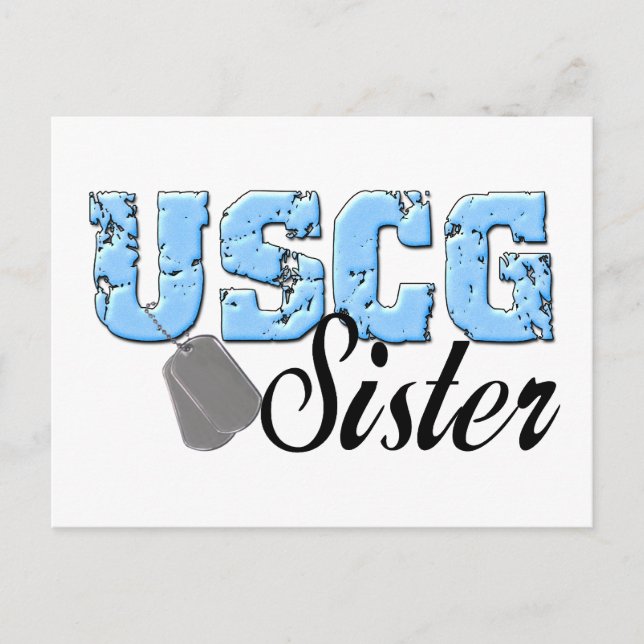 uscg99Schwester3 Postkarte (Vorderseite)