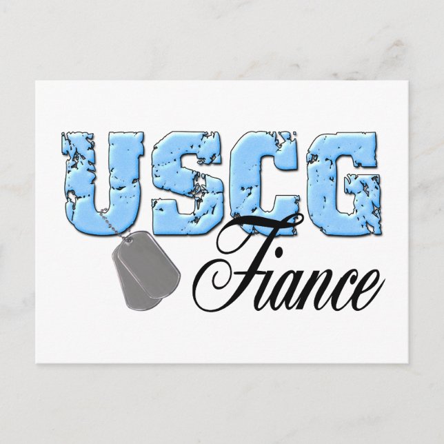 uscg99Verlobte2 Postkarte (Vorderseite)