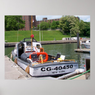 USCG 40 Fuß-Gebrauchsboot große # 40450 Poster