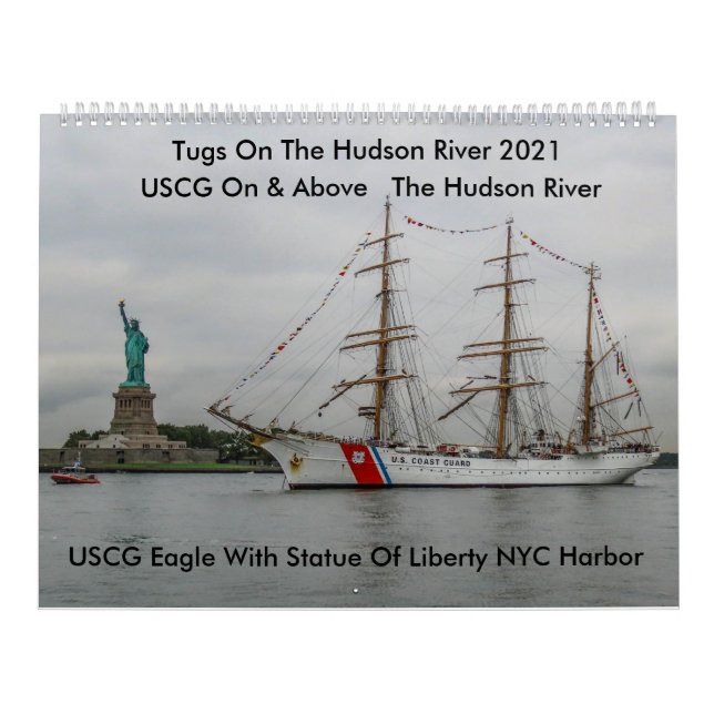 USCG Au-Dessus Du Calendrier De La Rivière Hudson  (Protection)