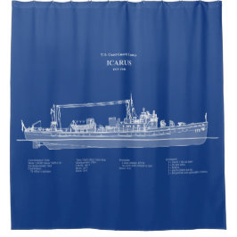 USCG Cutter Icarus wpc-110 - ABD Duschvorhang