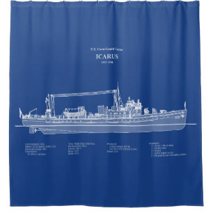 USCG Cutter Icarus wpc-110 - ABD Duschvorhang