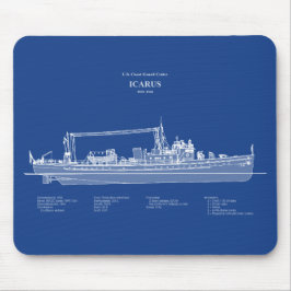 USCG Cutter Icarus wpc-110 - ABD Mousepad