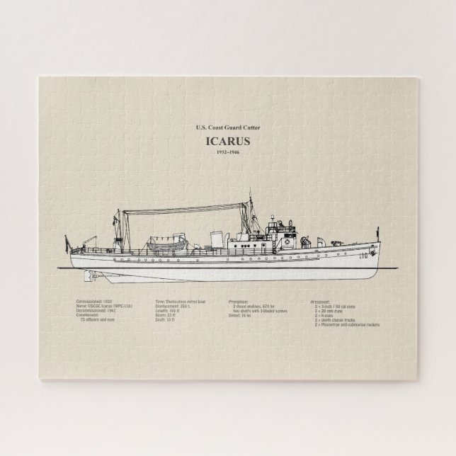 USCG Cutter Icarus wpc-110 - SBD (Horizontal)