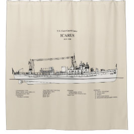 USCG Cutter Icarus wpc-110 - SBD Duschvorhang
