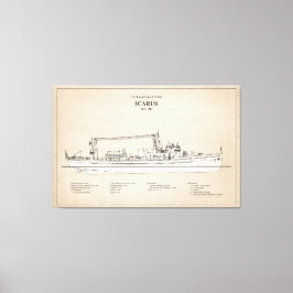 USCG Cutter Icarus wpc-110 - SBD Leinwanddruck