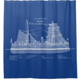 USCG Cutter Itasca - ABD Duschvorhang