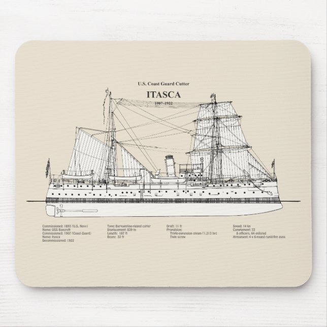 USCG Cutter Itasca - SBD Mousepad (Vorne)