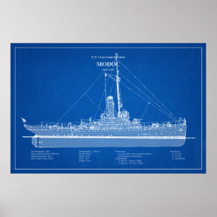 USCG Cutter Modoc wpg-46 - Deutschland Poster
