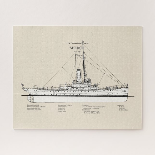 USCG Cutter Modoc wpg-46 - SBD (Horizontal)