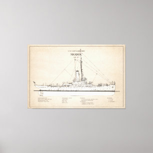 USCG Cutter Modoc wpg-46 - SBD Leinwanddruck