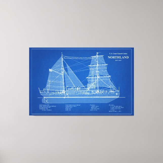 USCG Cutter Northland wpg-49 - ABD Leinwanddruck (Vorderseite)