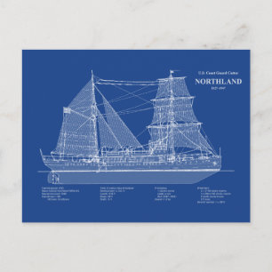 USCG Cutter Northland wpg-49 - ABD Postkarte