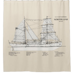 USCG Cutter Northland wpg-49 - SBD Duschvorhang