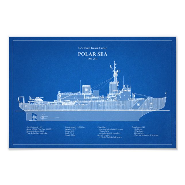 USCG Cutter Polar Sea Waggb-11 - ABD Fotodruck (Vorne)