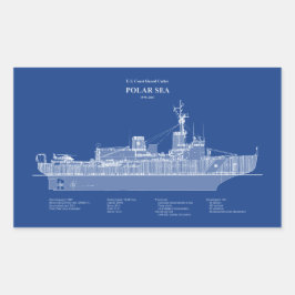 USCG Cutter Polar Sea Waggb-11 - ABD Rechteckiger Aufkleber