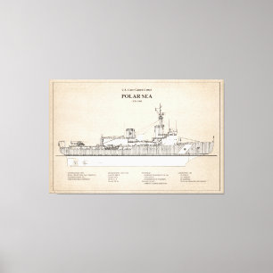 USCG Cutter Polar Sea Waggb-11 - SBD Leinwanddruck