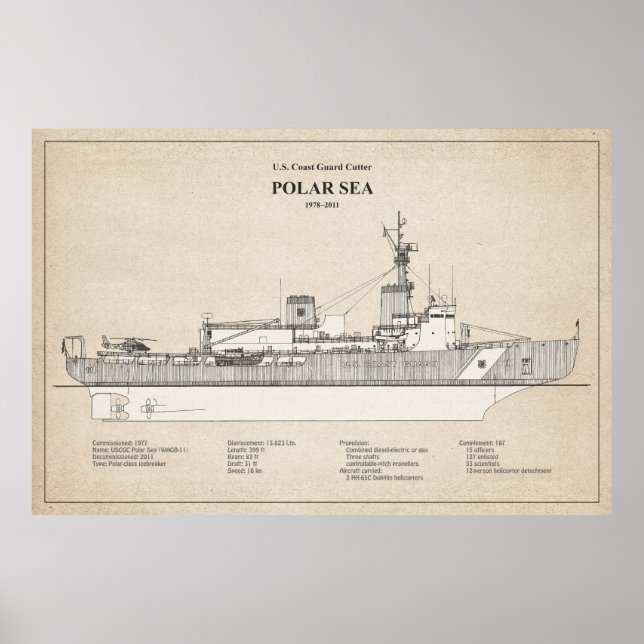 USCG Cutter Polar Sea Waggb-11 - SBD Poster (Vorne)