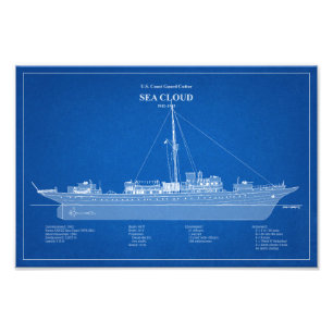 USCG Cutter Sea Cloud wpg-284 - ABD Fotodruck