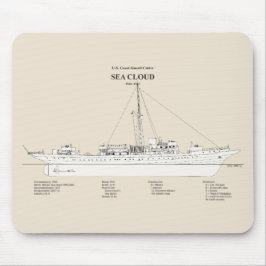 USCG Cutter Sea Cloud wpg-284 - SBD Mousepad
