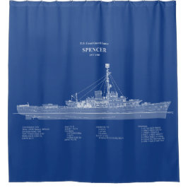 USCG Cutter Spencer wpg-36 - ABD Duschvorhang