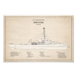 USCG Cutter Spencer wpg-36 - SBD Fotodruck