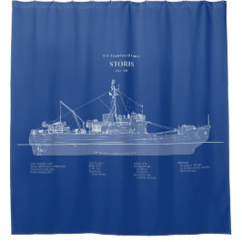 USCG Cutter Storis wmec-38 - ABD Duschvorhang