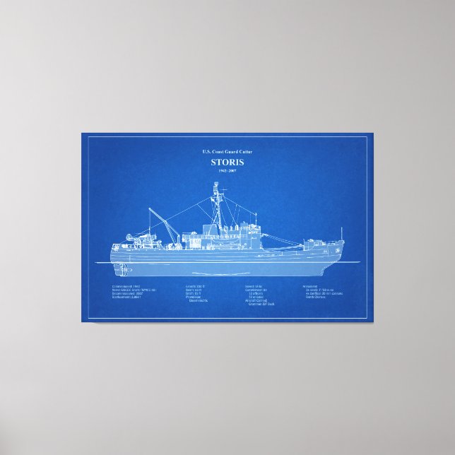 USCG Cutter Storis wmec-38 - ABD Leinwanddruck (Vorderseite)