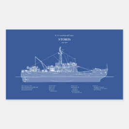 USCG Cutter Storis wmec-38 - ABD Rechteckiger Aufkleber