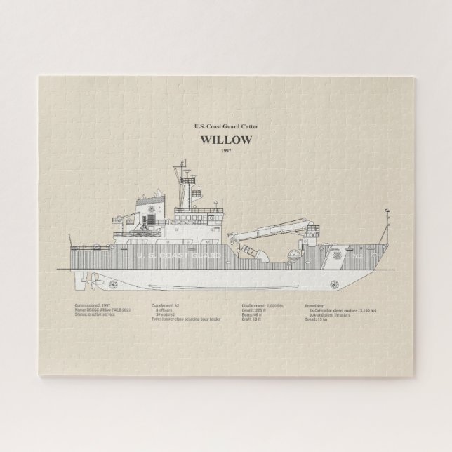 USCG Cutter Willow wlb-202 - SBD (Horizontal)