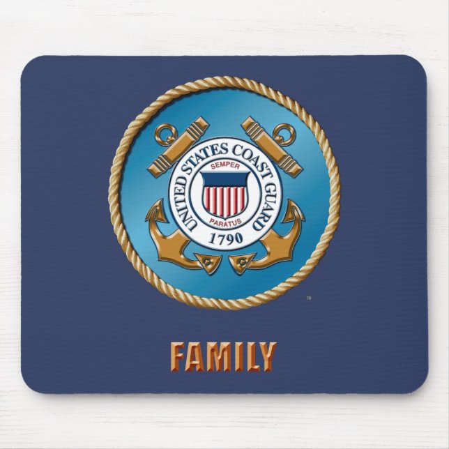 USCG-Familie Mousepad (Vorne)