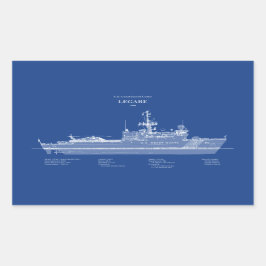 USCG Legare wmec-912 - ABD Rechteckiger Aufkleber