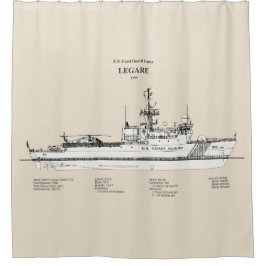 USCG Legare wmec-912 - SBD Duschvorhang
