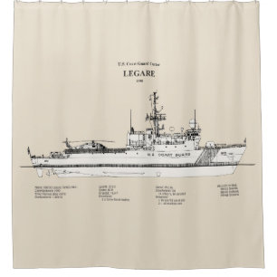 USCG Legare wmec-912 - SBD Duschvorhang