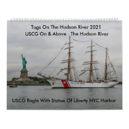 USCG On & Over the Hudson River 2021 Calendar Kalender