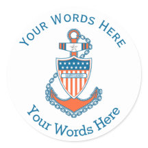 USCG Remüde Hinteradmiral Custom Anchor